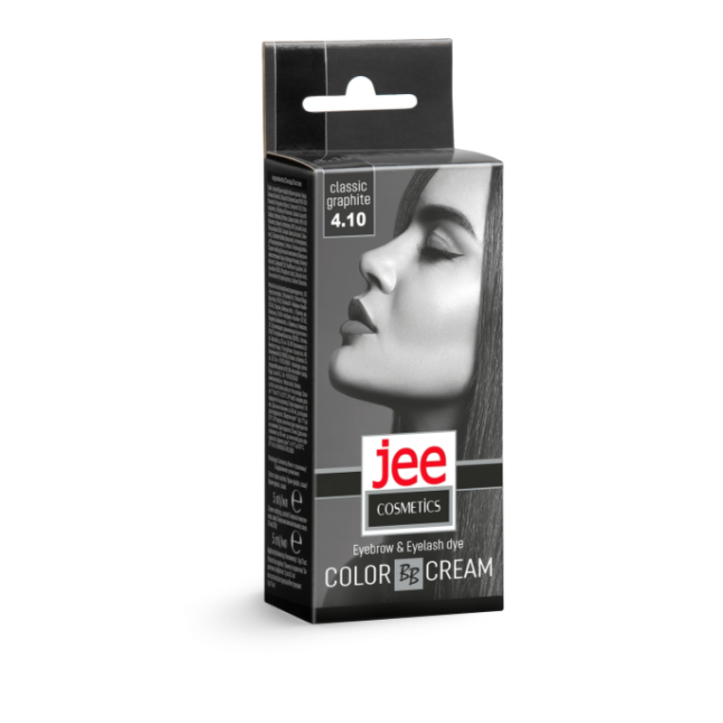 Фарба для брів і вій JEE COSMETICS 4.10 Класичний графіт 5 мл 7449