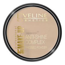 Пудра для обличчя матуюча із шовком EVELINE ANTI-SHINE COMPLEX TRANSPARENT 31 4468