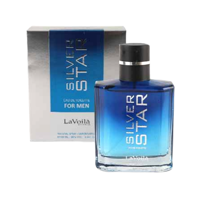 Туалетна вода чоловіча TRI MAN LAVOILA: SILVER STAR EDT 100 мл. 2831