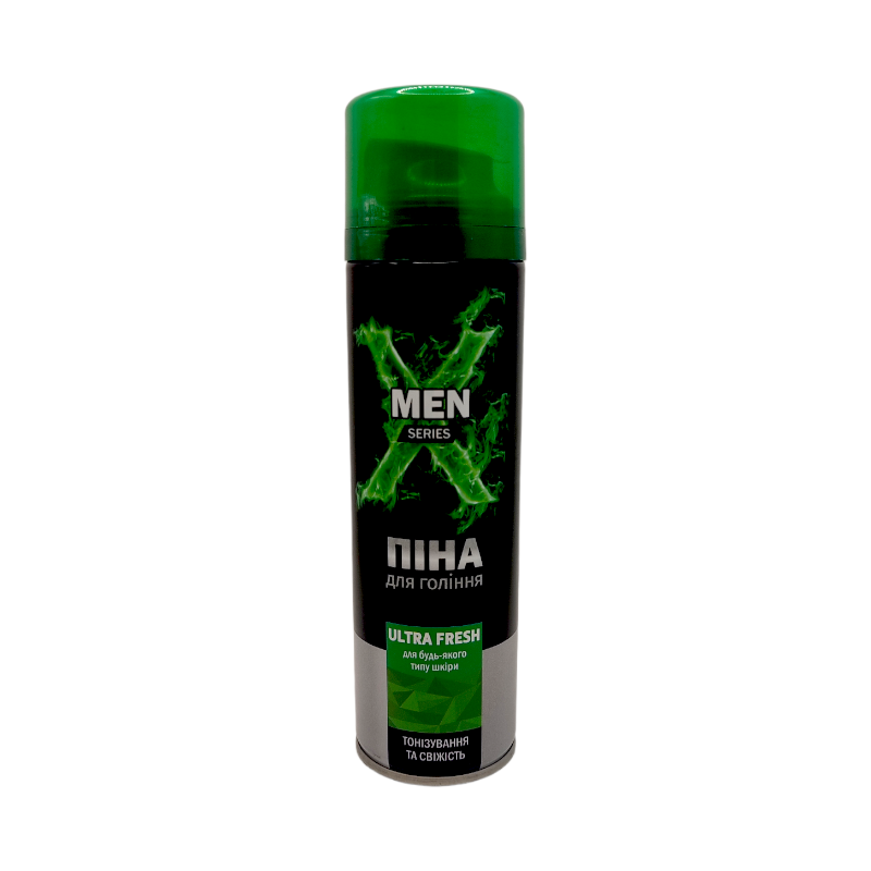 Піна для гоління для всіх типів шкіри ULTRA FRESH XMEN 200 см3. (Космо-хім) 4150