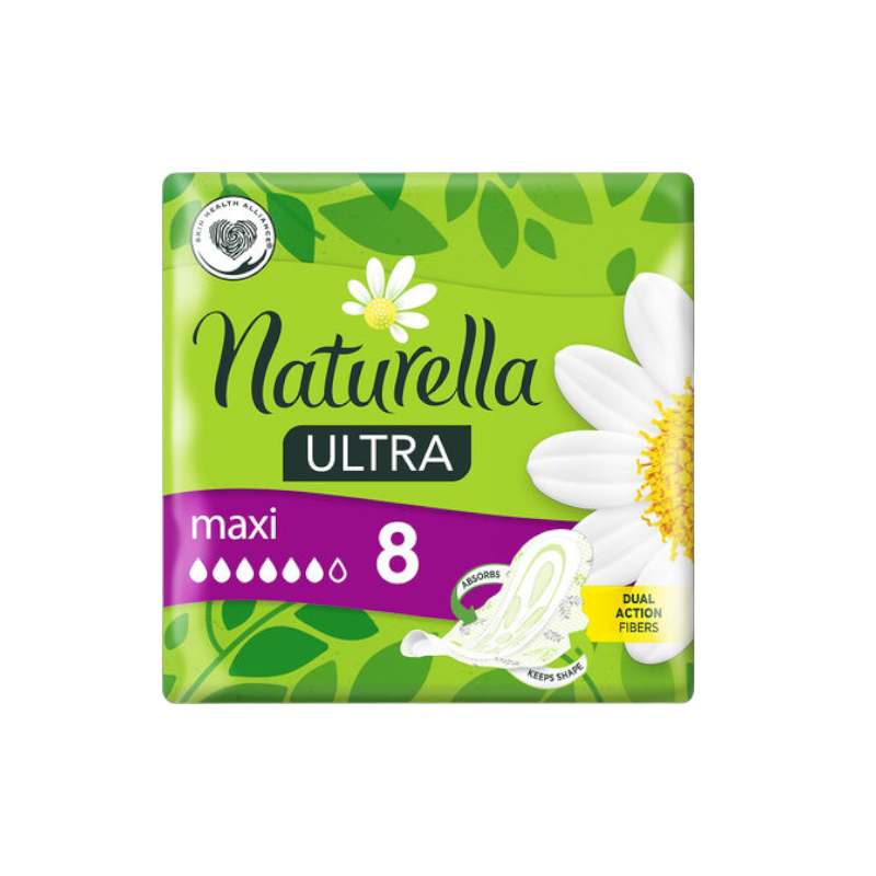 Гігієнічні прокладки NATURELLA Ultra Camomile Maxi Single 8 шт.