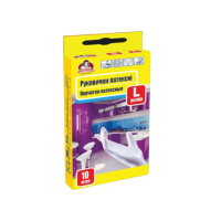 Рукавички латексні ТМ "Помічниця" 10 шт. размер 8 (L) 2008