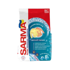 Пральний порошок SARMA Гірська свіжість для всіх типів прання 800 г. 0535