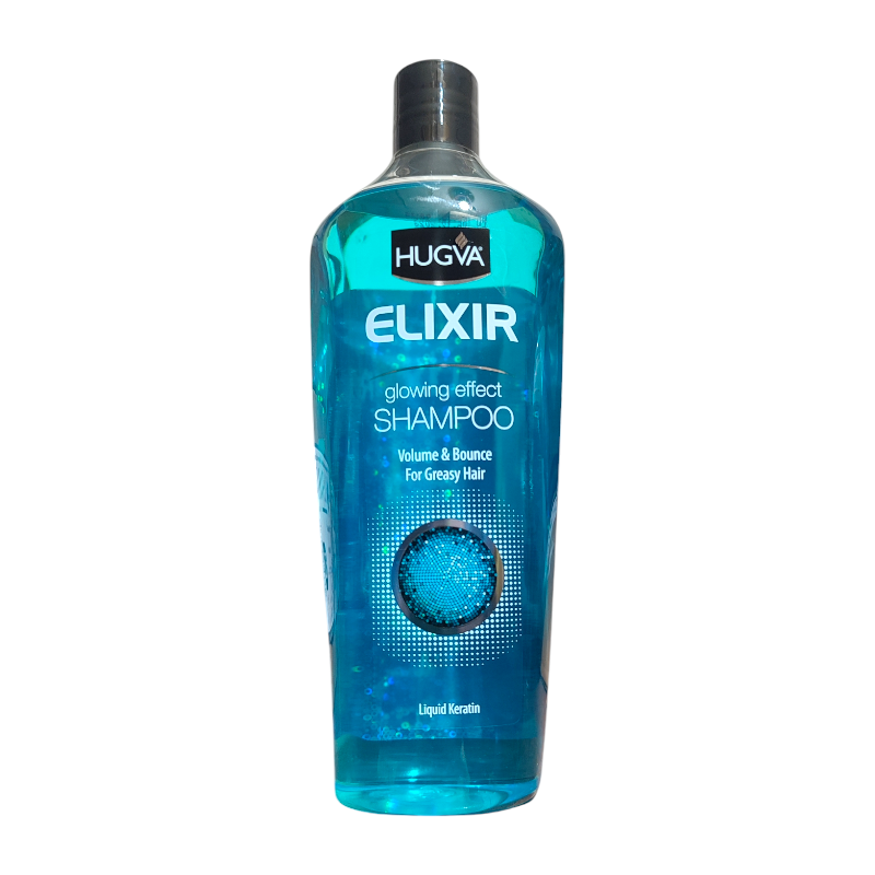 Шампунь HUGVA ELIXIR для жирного волосся 600 мл.