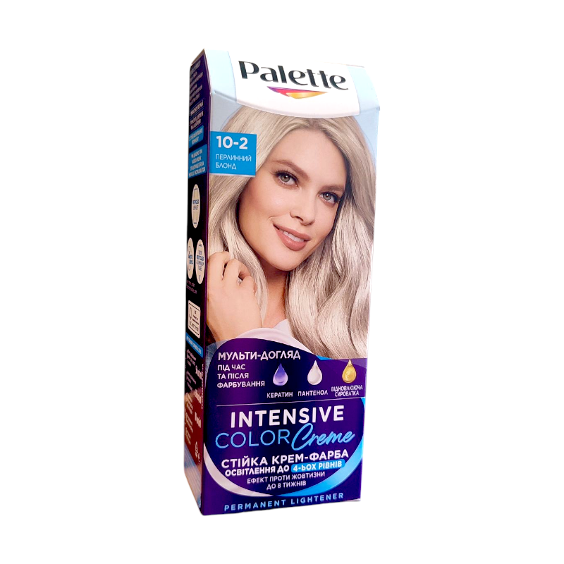 Фарба для волосся Palette New A 10 Перлинний блонд