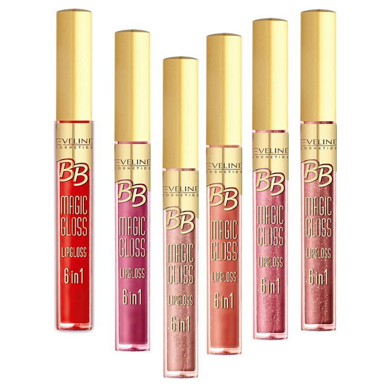 Блиск для губ Eveline Cosmetics BB Magic Gloss 6 в 1 No 366 9 мл.