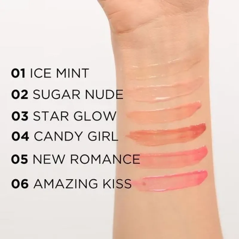 Блиск для збільшення губ охолоджувальний EVELINE VARIETE COOLING KISSES No02 8023