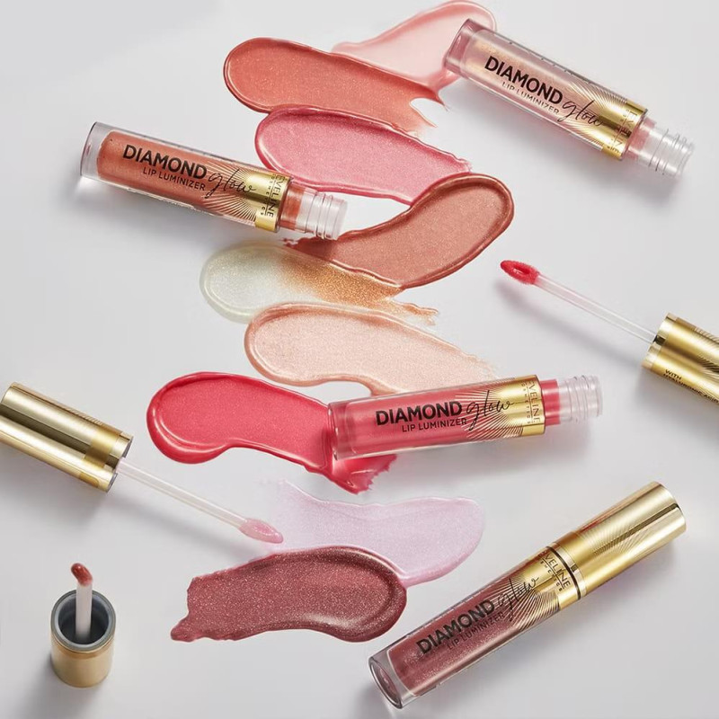 Блиск для губ Eveline Cosmetics Diamond Glow Lip Luminizer Top Coat 01 Водостійкий 4.5 мл.