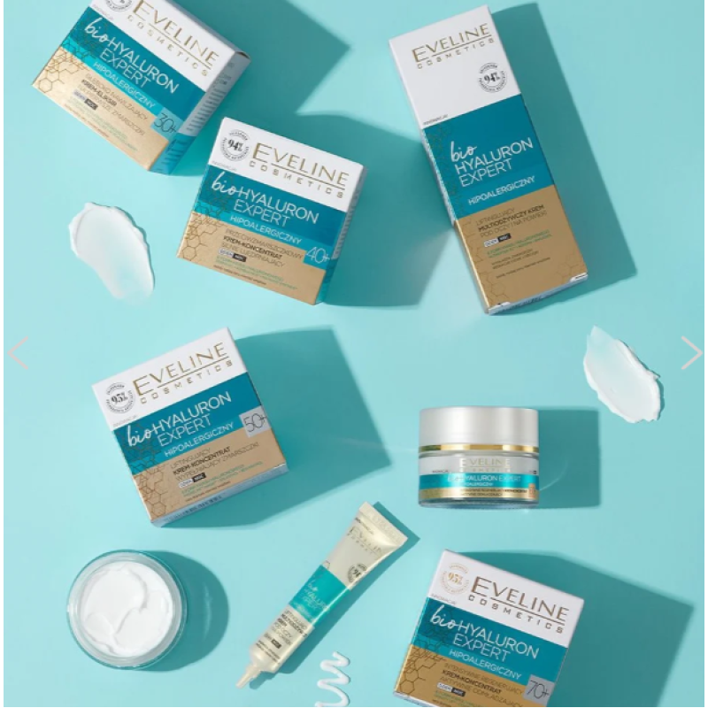 Крем-концентрат Eveline Cosmetics BioHyaluron Expert 50+ з ліфтинг-ефектом 50 мл.