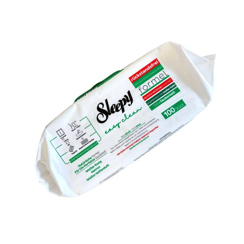 Серветки для прибирання Sleepy Easy Clean Green 100 шт (6 шт.) 2590