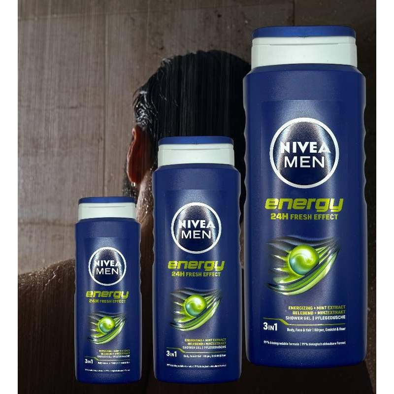 Гель для душу Nivea Energy 500 мл.