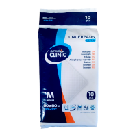 Пеленки гигиенические Normal Clinic Универсальные PCE021 ULTRA M 60х60 10 шт.