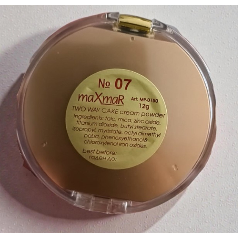 Крем-пудра компактна MAX MAR mp-0150 No07