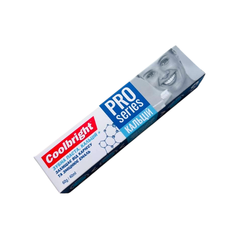 Паста зубна CoollBright PRO SERIES Кальцій 60 г.