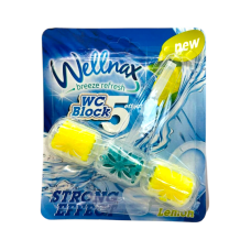 Туалетний блок для унітаза Wellnax Strong Effect Lemon Лимон 57 г.