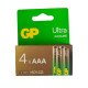 Батарейка GP LR3 ALKALINE ULTRA B4 4 шт. 8255 - фото 1