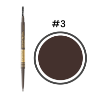 Олівець водостійкий для брів EVELINE DARK BROW PENCIL No03