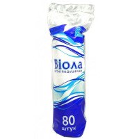 Диски ватні Віола 80 шт.