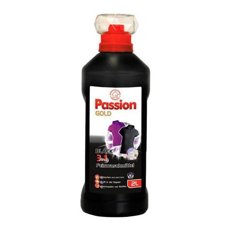 Гель для стирки Passion Gold 3 в 1 Черный 55 циклов стирки 2 л.