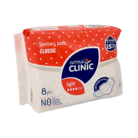 Прокладки гігієнічні Normal Clinic Classic Cotton Feeling 4 краплі 8 шт.