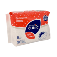 Прокладки гігієнічні Normal Clinic Classic Cotton Feeling 4 краплі 8 шт.