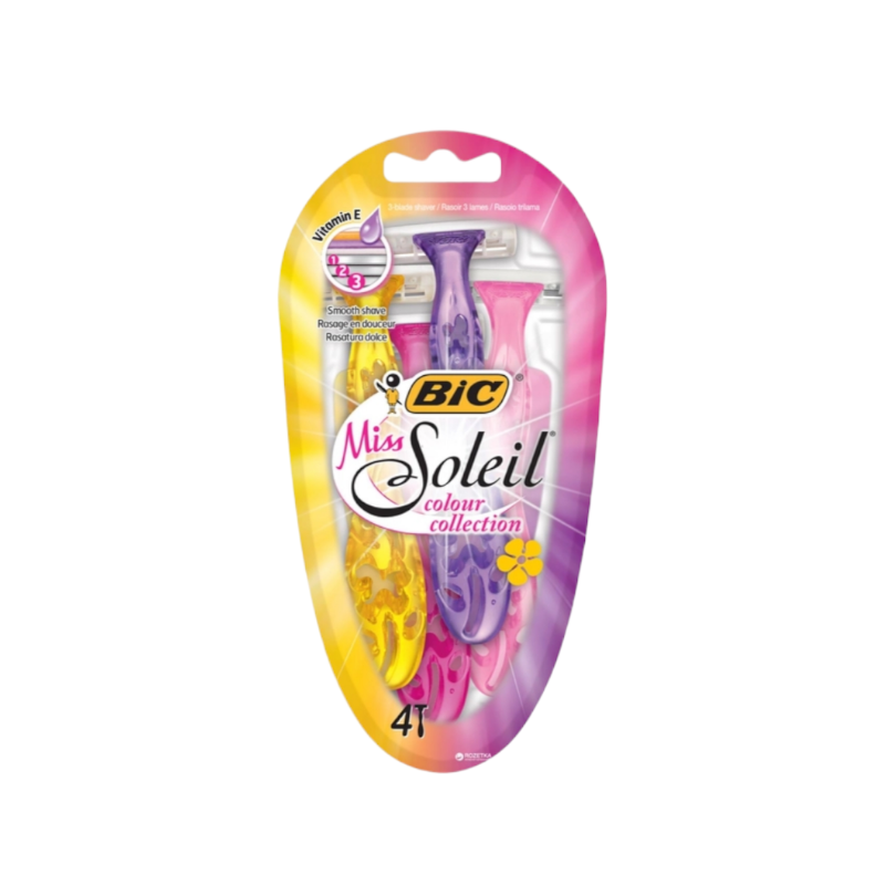 Станки для гоління BIC Miss Soleil Bella Colour Collection 4 шт.