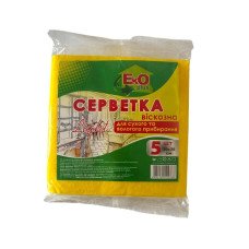 Серветки віскозні Ekoplus 5 шт. 2368