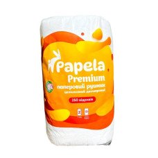 Рушник паперовий Papela Premium 2 шари 250 відривів 1 шт.