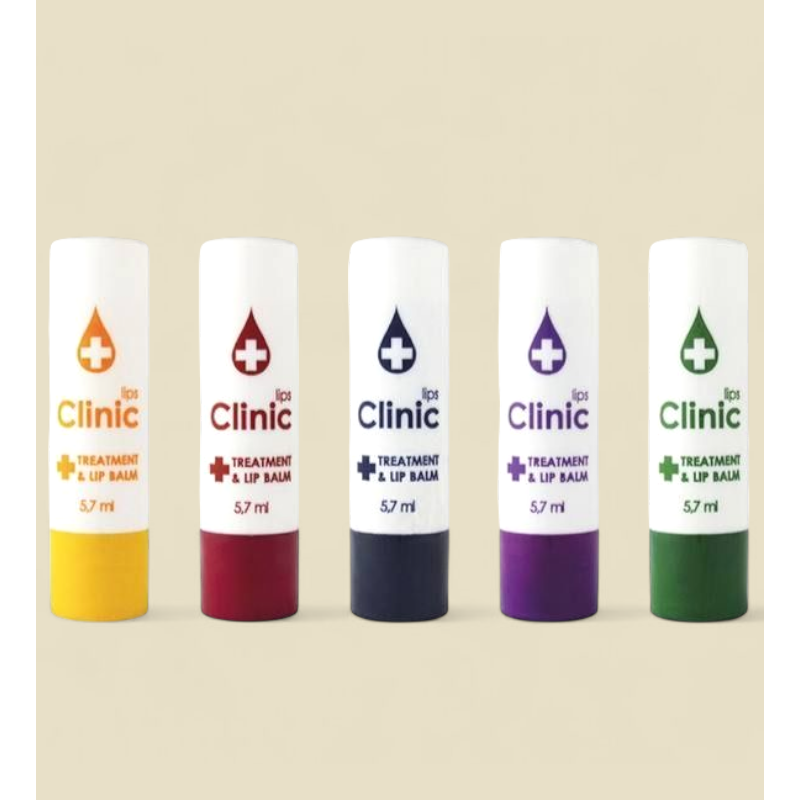 Бальзам для губ EVA Cosmetics CLINIC набор 25 шт 0916