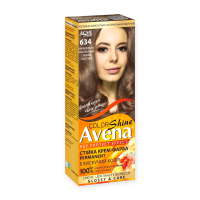 Стійка крем-фарба для волосся Acme Color AVENA 634 Карамельно-каштановий