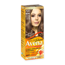 Стійка крем-фарба для волосся Acme Color AVENA 634 Карамельно-каштановий
