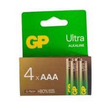 Батарейка GP LR3 ALKALINE ULTRA B4 4 шт. 8255