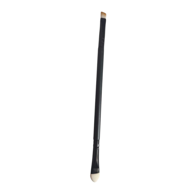 Пензель для макіяжу очей Silver Style КС-690 C двосторонній штучний ворс 17 см 6098