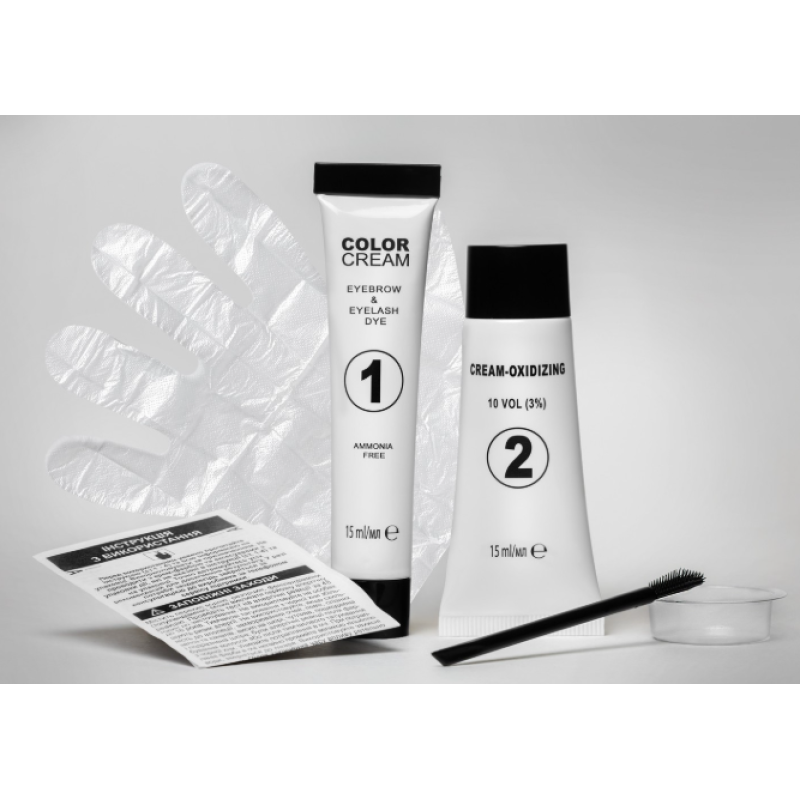 Фарба для брів і вій JEE COSMETICS 4.10 Класичний графіт 5 мл 7449