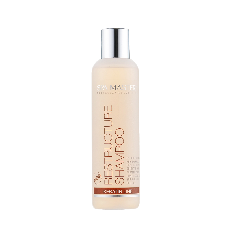 Шампунь Spa Master Prof KERATIN LINE реструктурирующий 129SM 200 мл.