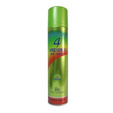 Лак для волос 4 Seasons Extra Hold Зеленый 265 мл.