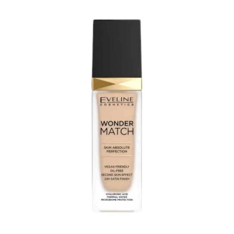 Тональна основа адаптуюча EVELINE WONDER MATCH LIGHТ VANILLA №10 30 мл 7745