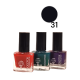 Лак для нігтів NOGOTOK Style color №031 чорний 6 мл 2910. - фото 1
