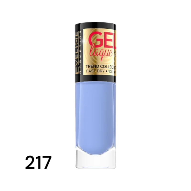 Гель-лак для нігтів EVELINE GEL LAQUE NO LAMP № 217 швидковисихаючий 5 мл