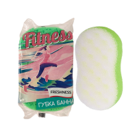 Губка лазнева Freshness Fitness зелена