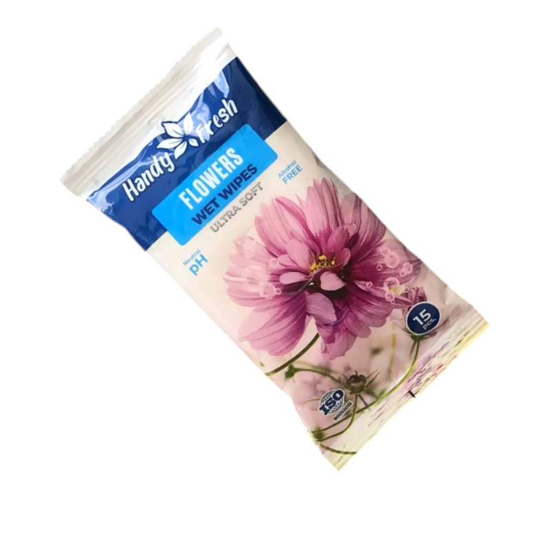 Влажные салфетки Handy Fresh Flowers 15 шт.