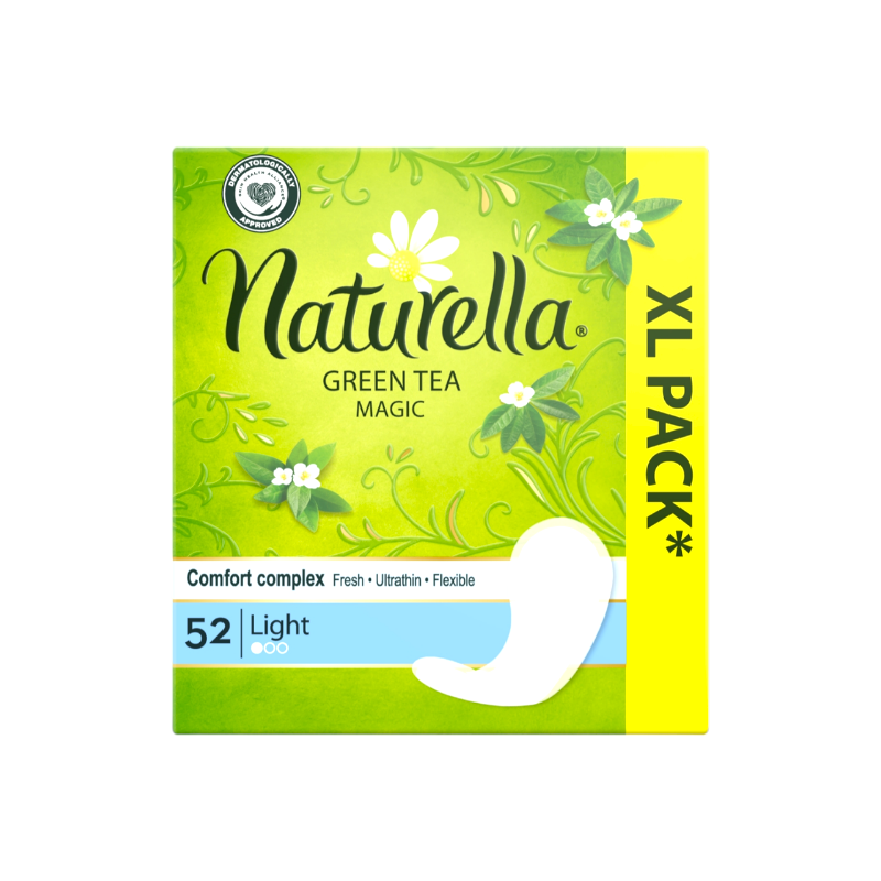 Щоденні гігієнічні прокладки NATURELLA Green Tea Maqic Ароматизовані Лайт Trio 52 шт.