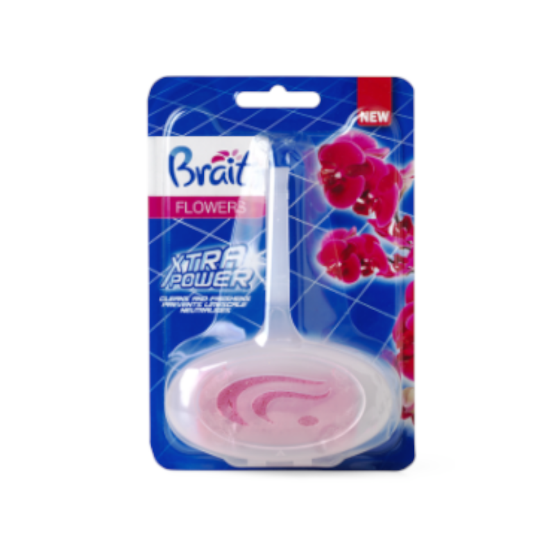 Туалетний блок для унітаза Brait Flowers Квіти 40 г.