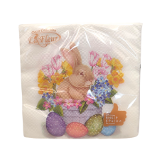 Серветка Квітуча Великодня La Fleur 33 х 33 2 шари 16 шт. 6913