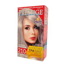 Фарба для волосся 210 Сріблясто-платиновий vip's PRESTIGE Уцінка