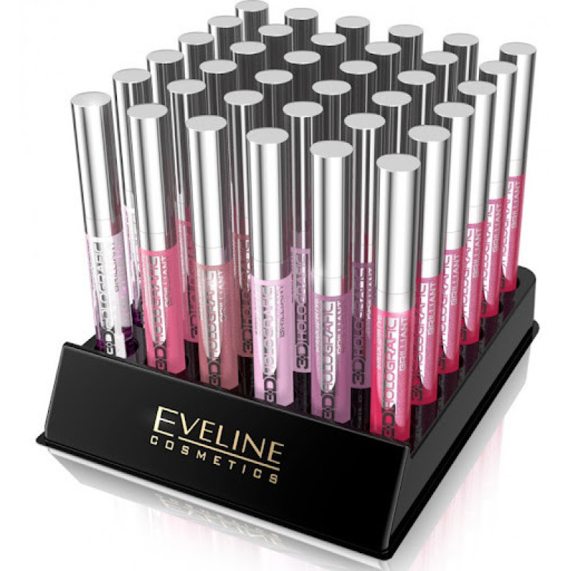 Блиск для губ Eveline 3D Holografic Brilliant №80, 9 мл.
