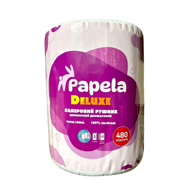 Рушник паперовий Papela Deluxe 480 еко/відр. 0112