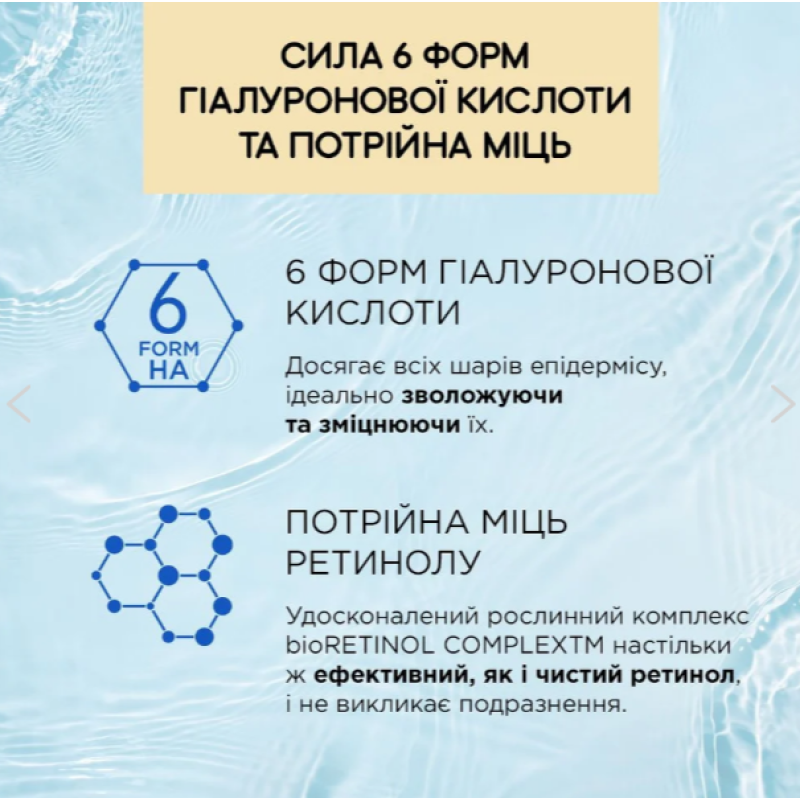 Крем-філер Eveline Cosmetics BioHyaluron 3xRetinol System 70+ день/ніч 50 мл.