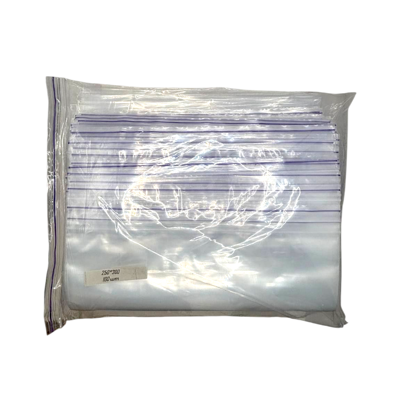 Пакет із замком ZIP 25 х 30 (100 шт.уп.)