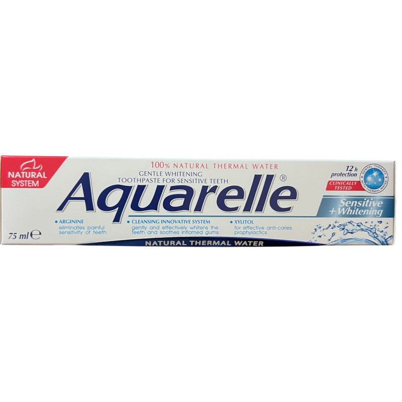 Зубна паста AQUARELLE Sensative + Whitening 75 мл.